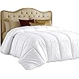 Utopia Bedding Comforters Full Size, All Season Duvet Insert, Down Alternative Box Stitched Bed Comforter with Corner Tabs, M