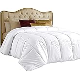 Utopia Bedding Comforters Full Size, All Season Duvet Insert, Down Alternative Box Stitched Bed Comforter with Corner Tabs, M