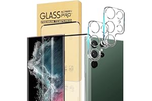 XDesign [2+2 Pack] Galaxy S23 Ultra Screen Protector, 9H Tempered Glass Scratch Resistant, Ultrasonic Fingerprint Support, For Samsung Galaxy S23 Ultra 5G 6.8 Inch Glass Screen Protector