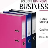 Office Centre 5 x Purple A4 75mm Lever Arch Files Premium 2mm Card view 3