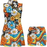 Xpyeesfuen Golf Dress Tennis Dresses for Women with Built in Shorts and Pockets Sleeveless Athletic Dress Workout Dress