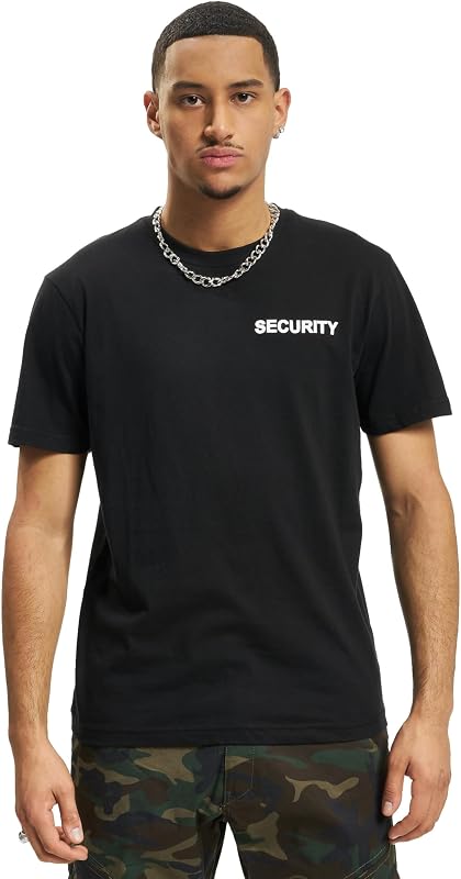 Security T-Shirt, Color: black, Size: M