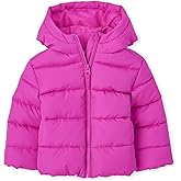The Children's Place Baby and Toddler Girls' Medium Weight Wind-Resistant, Water-Resistant Puffer Jacket