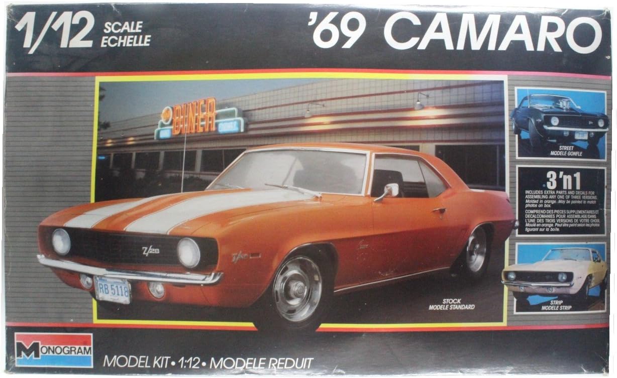 Amazon モノグラム 1 12 69 Camaro シボレー カマロ 69 プラモデル 通販