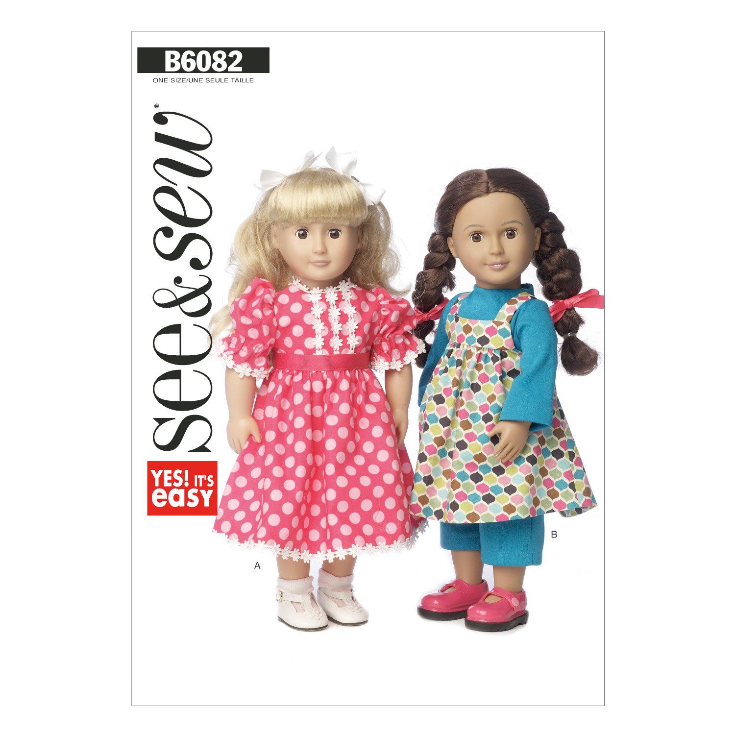 Butterick Patterns 6082 A Clothes for 18-inch Doll