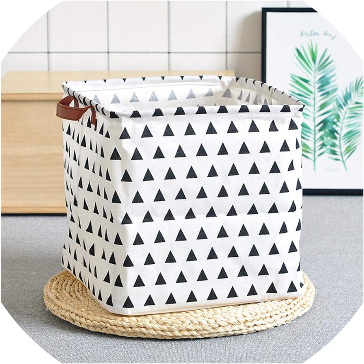 Datura - Cesta plegable para la colada con forma de cubeta de flores