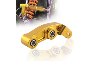 ABCERRSI Dirt Bike Rear Shocks Progressive Suspension Link,3/4" Adjustable Motorcycle Suspension Linkage for Sur Ron Light Bee S X(Gold)