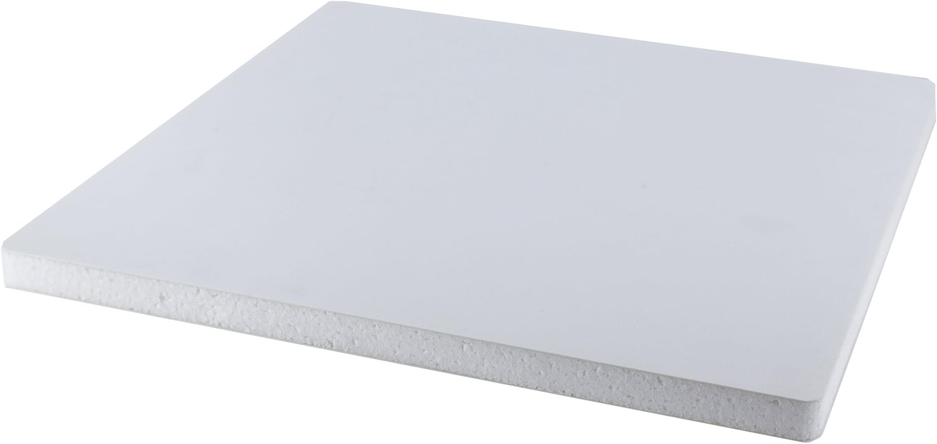 Foam Core Cake Board Square White, 10 x 10 x 1/2 Inches by GSA