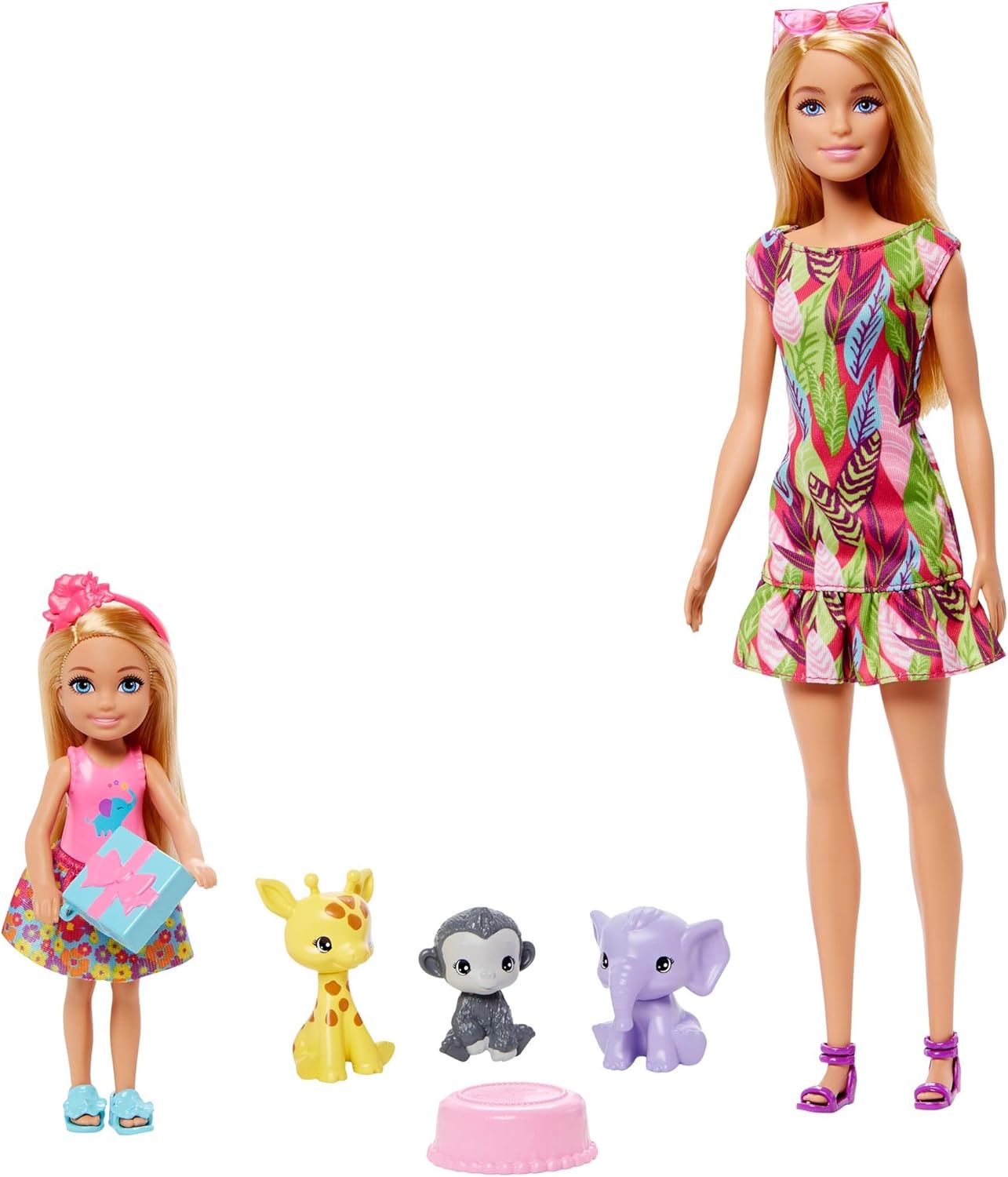 Barbie and Chelsea The Lost Birthday Playset with 2 Dolls, 3 Pets & Accessories, Gift for 3 to 7 Year Olds - GTM82
