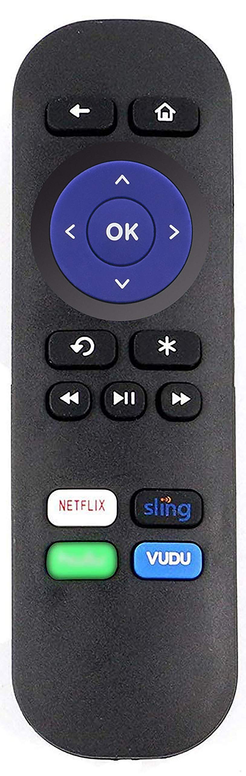 ALLIMITY Remote Control Replaced for Roku 1 2 3 4 HD LT XS XD Express Premiere