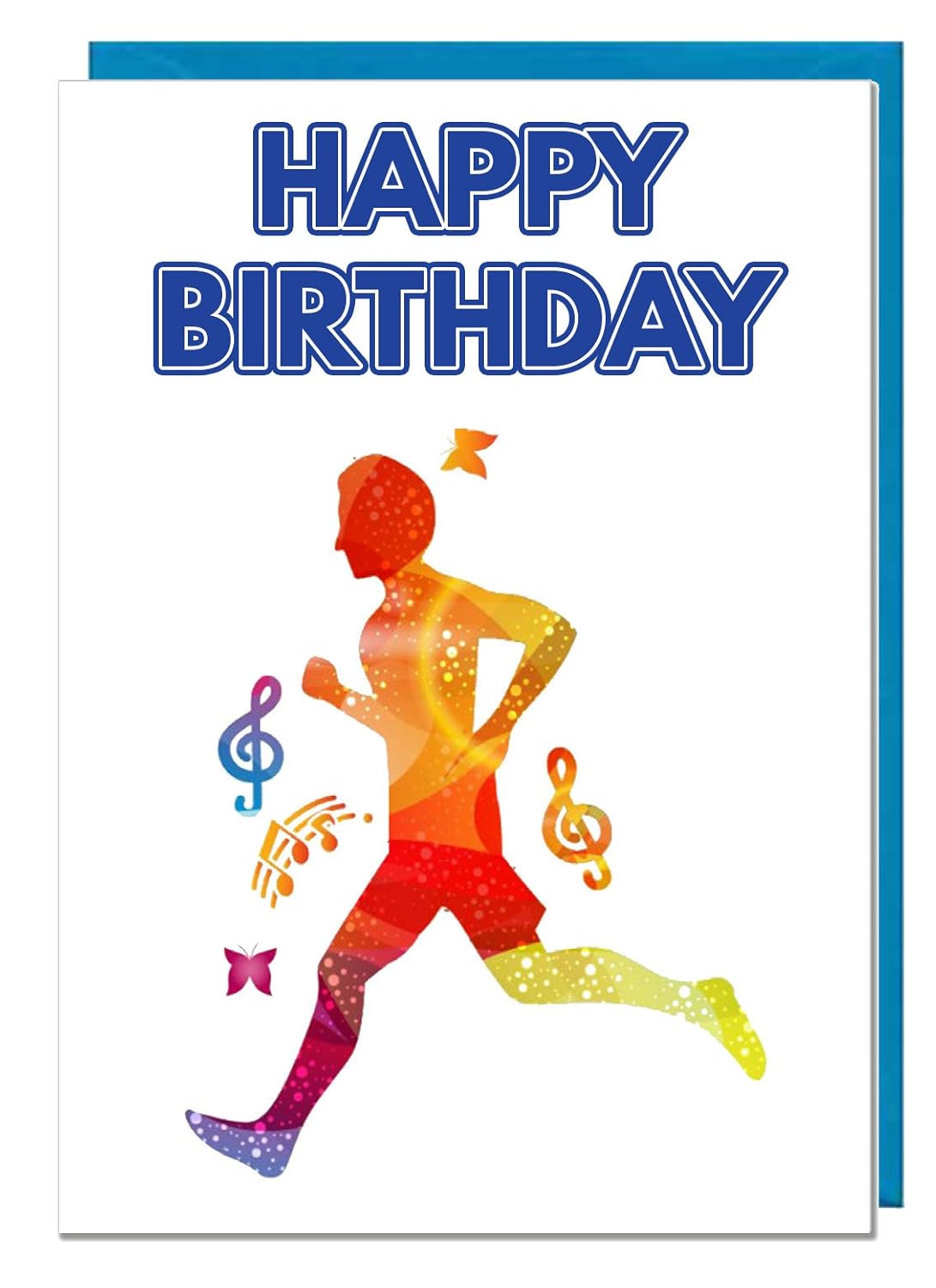 Birthday Card Running Jogging Themed Dad Husband Brother Son birthday-card-running-jogging-themed-dad-husband-brother-son
