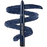 LAURA GELLER NEW YORK Kajal Longwear Kohl Eyeliner Pencil - Denim Kohl - Caffeine and Vitamin E - Smooth & Blendable Liner - Built-In Sharpener