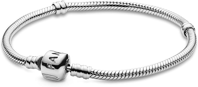 PANDORA 590702HV - Pulsera de plata de ley 925 con cierre de cuentas