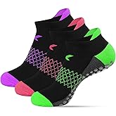 Pilates Socks with Grips for Women, Non Slip Yoga Socks, Barre Grip Socks, Anti Skid Grippy Socks