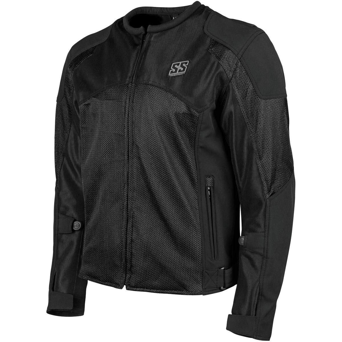 Speed and Strength 'Midnight Express' Men's Black Mesh Jacket - Medium