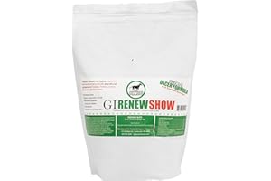Pennwoods GI Renew Show, Probiotics for Equine, Immune and Appetite Stimulation, Prebiotics, Digestive Enzymes | Horse Supplement Providing Ulcer Relief and Treatment, Organic Toxin Binder, 6 LB Bag