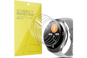 Lamshaw Compatible with SOUYIE SW-9 Smart Watch Screen Protector, [6 Pack] Full Coverage TPU Clear Film Compatible with SOUYI