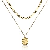 Lauren-Spencer Mother of Pearl Necklace for Women Gold Plated Butterfly Round Square Pendant Necklace White Shell Dainty Gold Necklace for Women Jewelry Gift