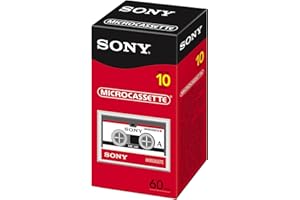 Sony 60 Minute Micro Cassette 10-Pack (Discontinued by Manufacturer)