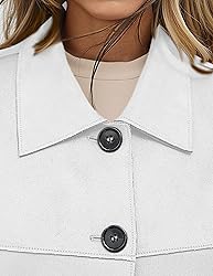 PRETTYGARDEN Women's Faux Suede Cropped Jacket