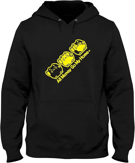 Funny Humor FUN1520 Hooded Sweatshirt Black Black Medium Amazon.co