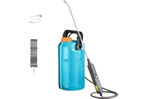 HIFAY ESX-6 1.6G/6L Battery Powered Sprayer Built-in 4000mAh Rechargeable Battery, Spray 32Gallons on a Single Charge,Telescopic Wand,Electric Sprayer in Lawn & Garden(Blue)