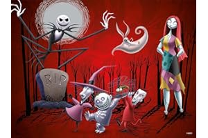 Ceaco - 5 in 1 Multipack - Disney - Tim Burton's The Nightmare Before Christmas - (2) 300 Piece, (2) 500 Piece, (1) 750 Piece Jigsaw Puzzles