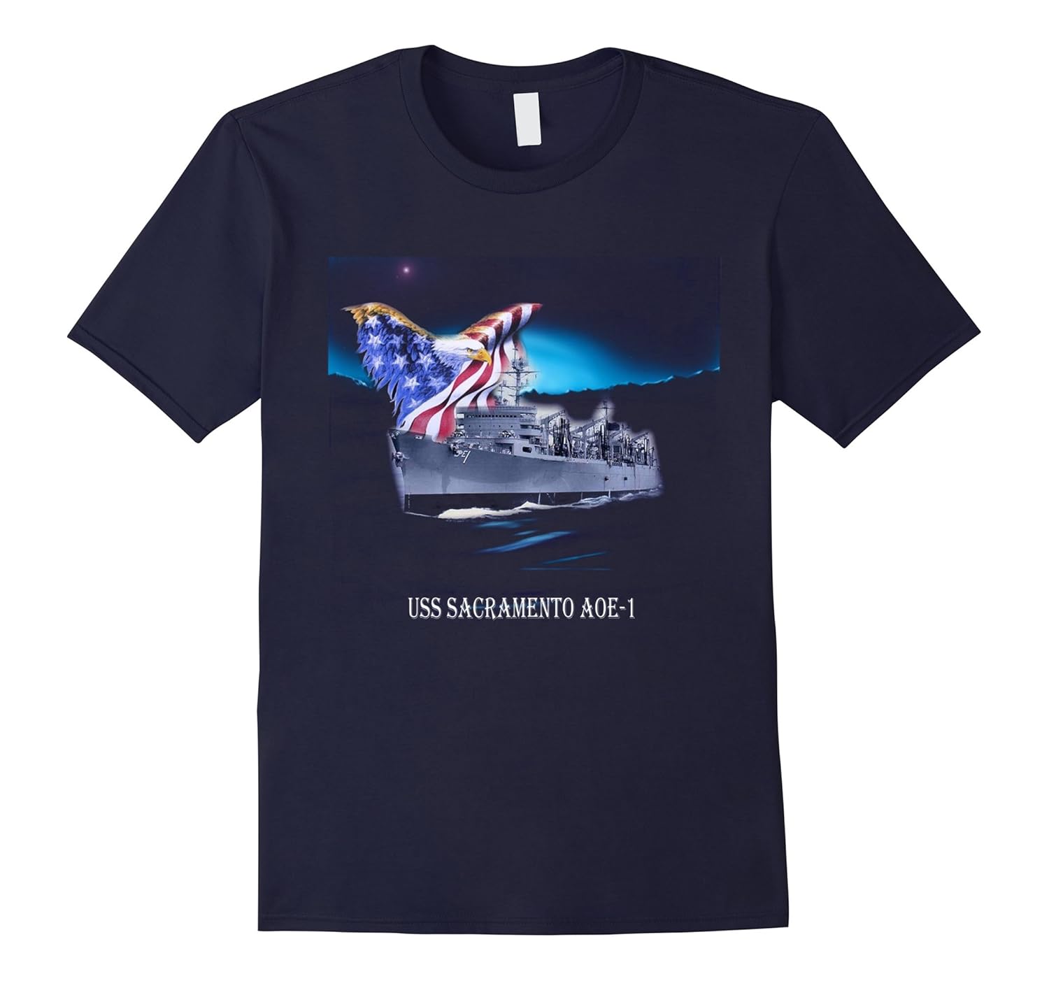 USS Sacramento AOE-1 Tshirt-ANZ