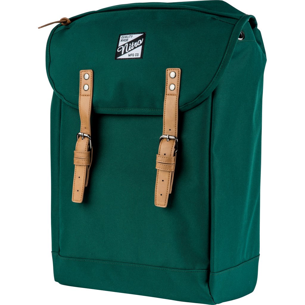 Nitro Snowboards 2018 Casual Daypack, 44 cm, 28 liters, Green (Ponderosa)