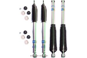 NEWPARTS Bilstein B8 5100 Front Rear Lift 3-4" Shocks Kit For Jeep Grand Cherokee 99-04 For Front and Rear Lifted Height: 3-4"