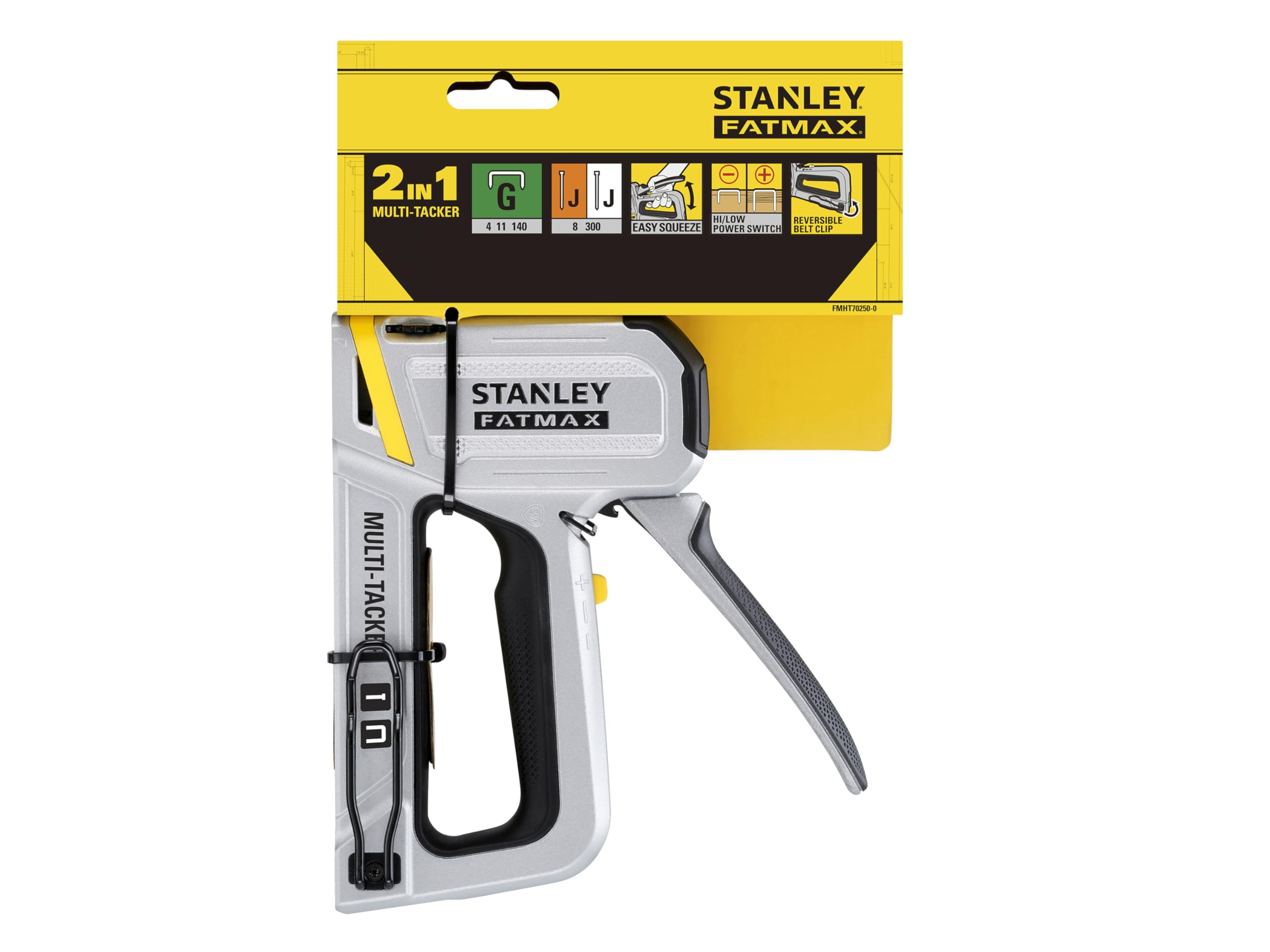 STANLEY FATMAX 2-in-1 Multi Tacker, Heavy Duty, FMHT70250-0