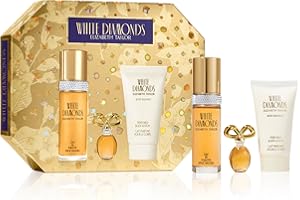 Elizabeth Taylor White Diamonds Women's Perfume Set, Body Lotion, Eau de Toilette & Parfum Replica, 3 Piece Set
