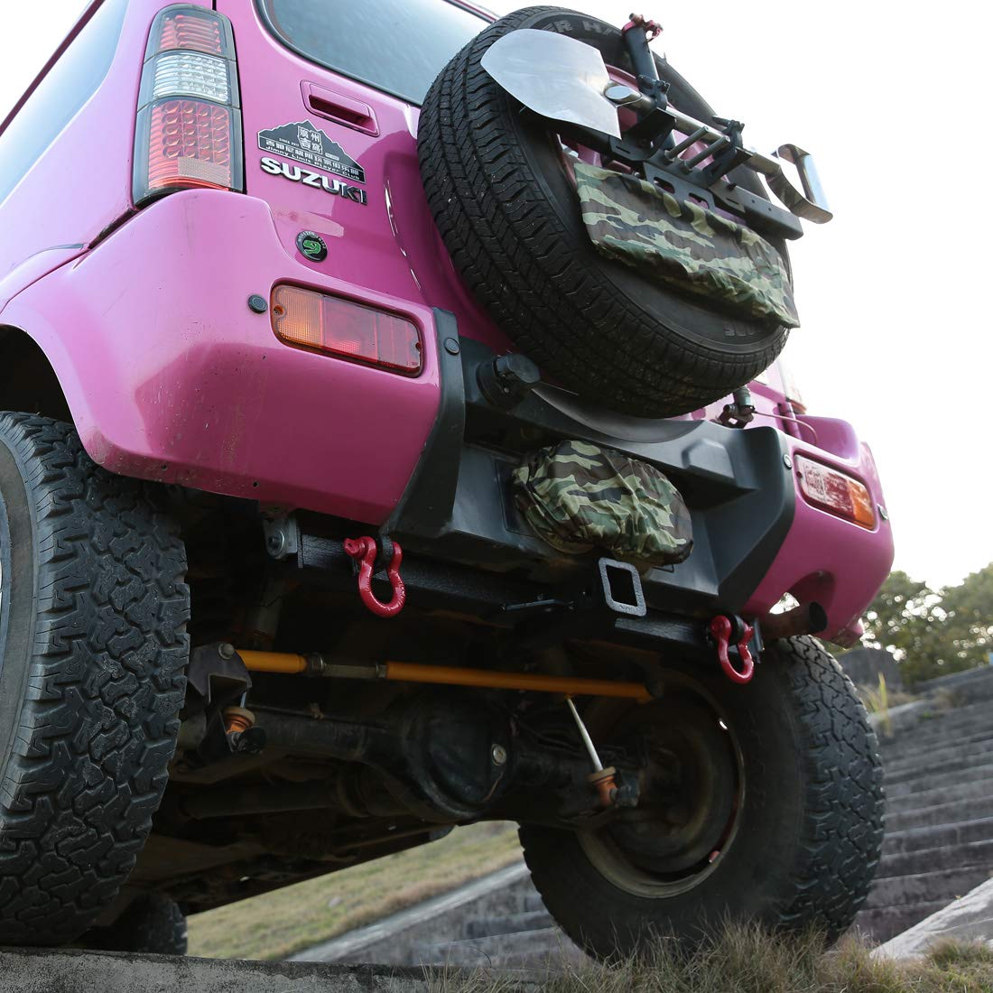 Trailer Hitch,Off Road 4WD Receiver Rear Bumper Tow Kit for 19982018 Suzuki JIMNY JB33/JB43