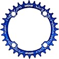 DECKAS Round Oval 104BCD 30T 32T 34T 36T 38T Narrow Wide Chainring Single Chainring for 6/7/8/9/10/11/12-Speed