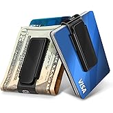M-Clip Aluminum Blackout Money Clip - Cash and Credit Card Holder for Men - Minimalist Slim Wallet Alternative