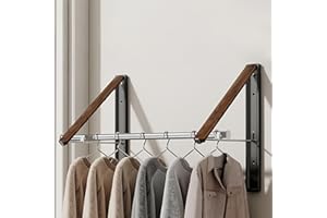 Bgzdxhxyr Wall Mounted Drying Rack, Retractable & Foldable Clothes Hanger for Laundry Room Organization, Hanger Dryer Rack Sp