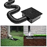 Rain Gutter Downspout Extensions Flexible, Catch