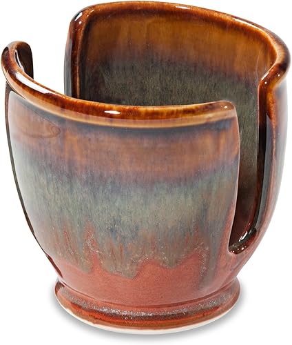 Georgetown Pottery Sponge Holder - Hamada & Persimmon