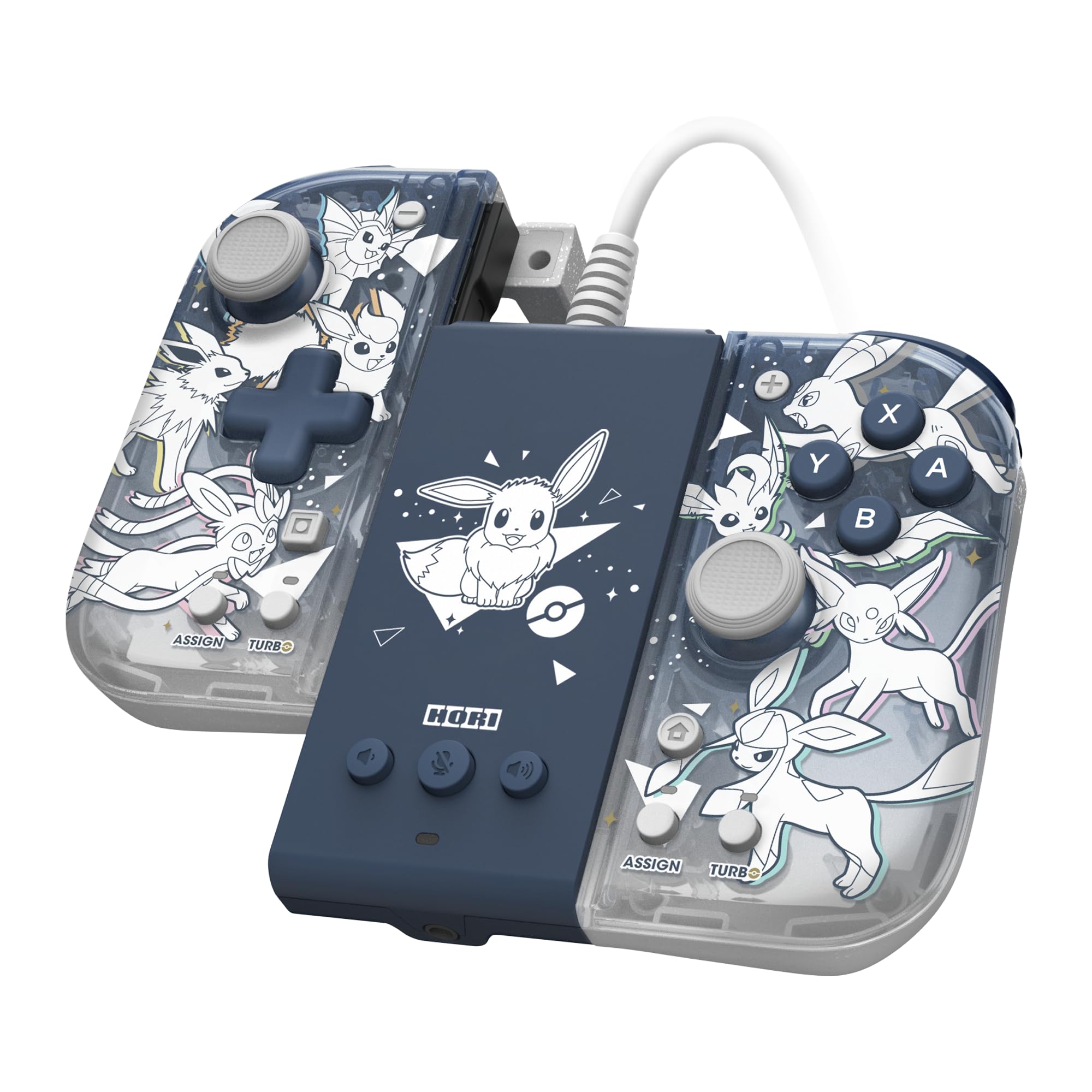 HORI Split Pad Compact Attachment Set (Eevee) for Nintendo Switch – Officially Licensed By Nintendo and The Pokémon Company International
