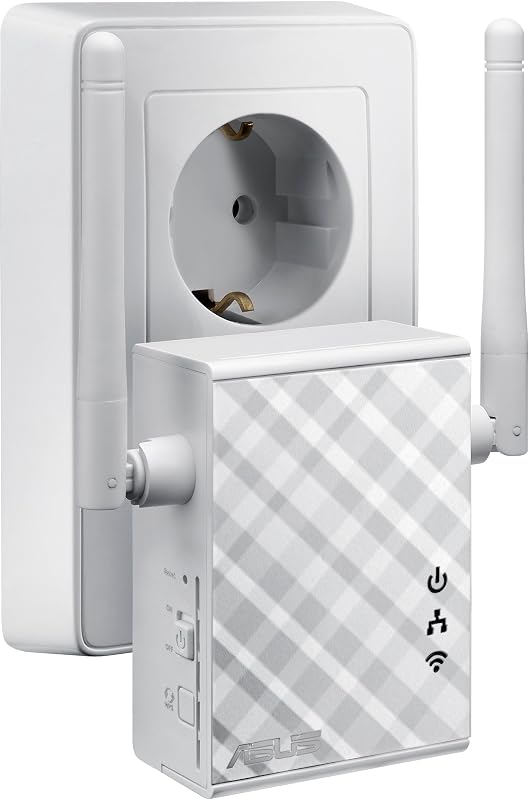 RP-N12 - Répéteur Wi-FI Extender Wi-FI ASUS N 300 - Compatible Box Orange - Bouygues Télécom - SFR - Freebox - Routeurs Toutes Marques