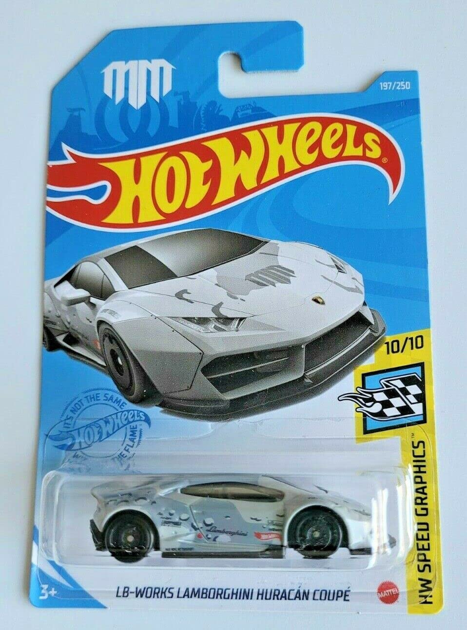 Hot Wheels 2021 LB-Works Lamborghini Huracan Coupe Silver 197/250 (Long Card)