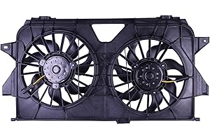 OTN TONG YANG TYG OE Replacement(CAPA Quality) Cooling Fan Extra Silent for 2005-2007 Dodge Grand Caravan/Chrysler Town & Country 4Cyl/6Cyl, 2005-2008 Chrysler Voyager V6 3.3L | 4677695AA | CH3115145 | 620-042