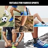 AVIDDA 2 Pack Ankle Support Brace Men Women Compression Sleeve White L view 7