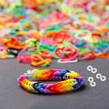 Siqian S Clasps 240Pcs Colorful S Clips for Rubber Bands DIY Bracelet Kit view 4