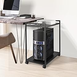 Liitrton Computer Tower Stand, 2-Tier CPU Stand PC