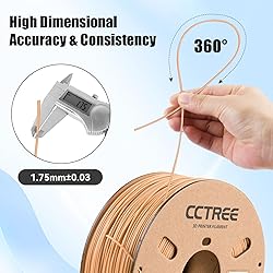 CCTREE ABS+ Filament 1.75mm, Strong and Durable 3D