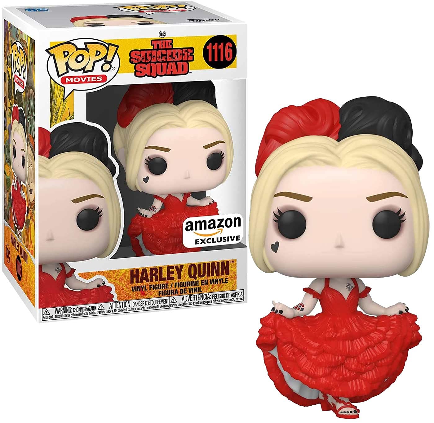 Funko POP! Movies: the Suicide Squad - Harley Quinn - (Dress) - Suicide Squad 2 - Collectable Vinyl Figure - Gift Idea - Official Merchandise - Toys for Kids & Adults - Movies Fans