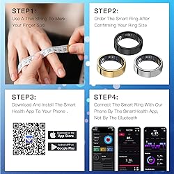 AMOVAN Smart Ring, Health Tracker for Monitor