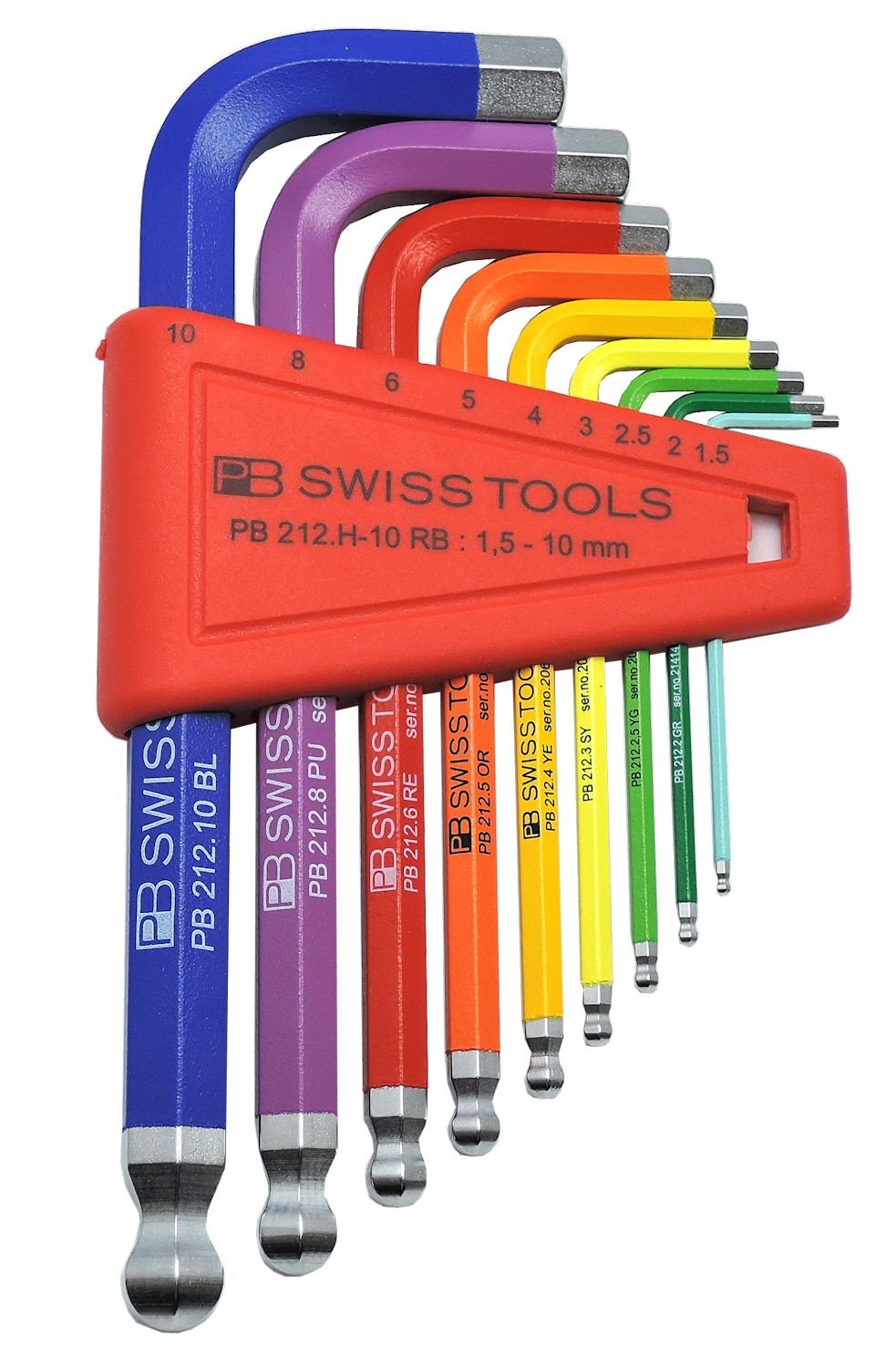 PB Swiss Tools PB 212H6 RB Ballend Hex Key Set rainbow Amazon Mỹ Fado.vn