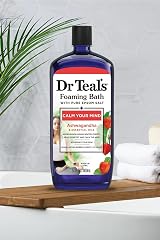 Dr Teal's Ashwagandha Foaming Bath 1L Clear Bath Soak Relaxation view 6